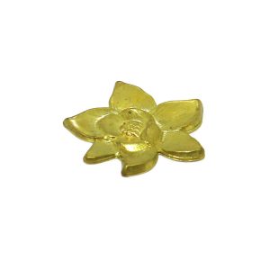 Λουλούδι Ανάγλυφο Μεταλλικό Διακοσμητικό Μαργαρίτα  35x35mm